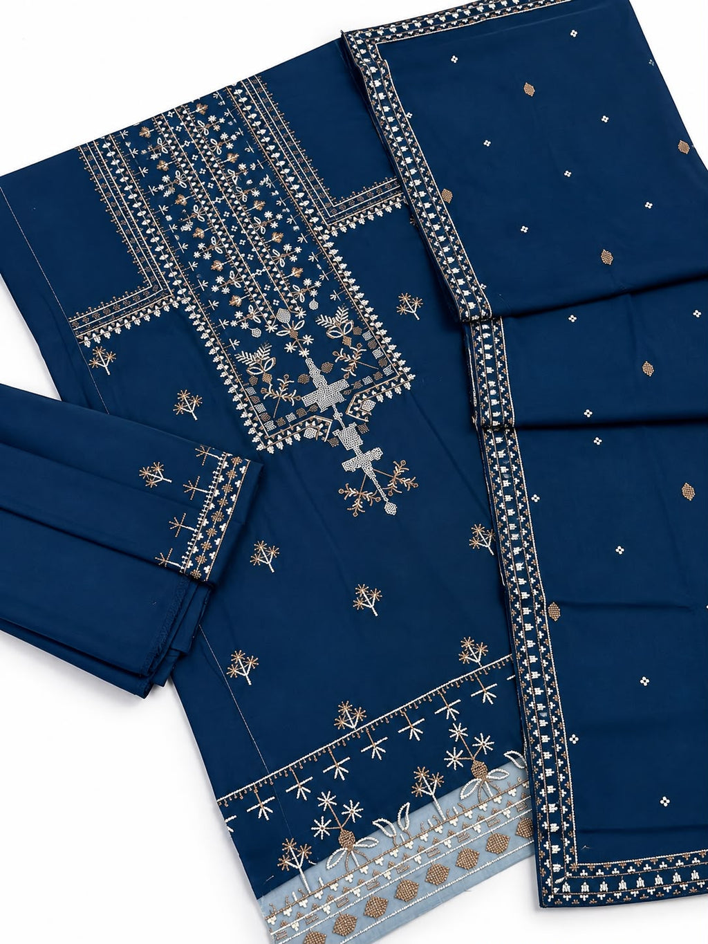 Libaas 3PC Dhanak Winter Suit – 7468 FB
