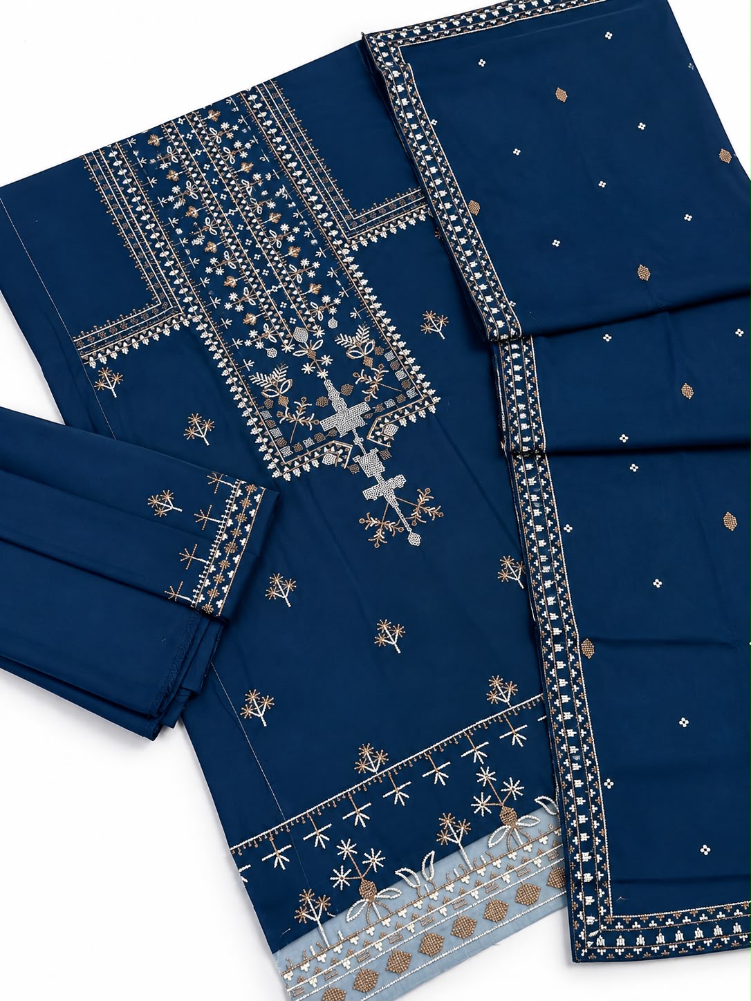 Libaas 3PC Dhanak Winter Suit – 7468 FB