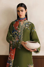 Barouqe 3PC Dhanak Winter Suit – 9079 AZ