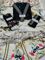 Urge 3PC Peach Dhanak 9093 AZ Black