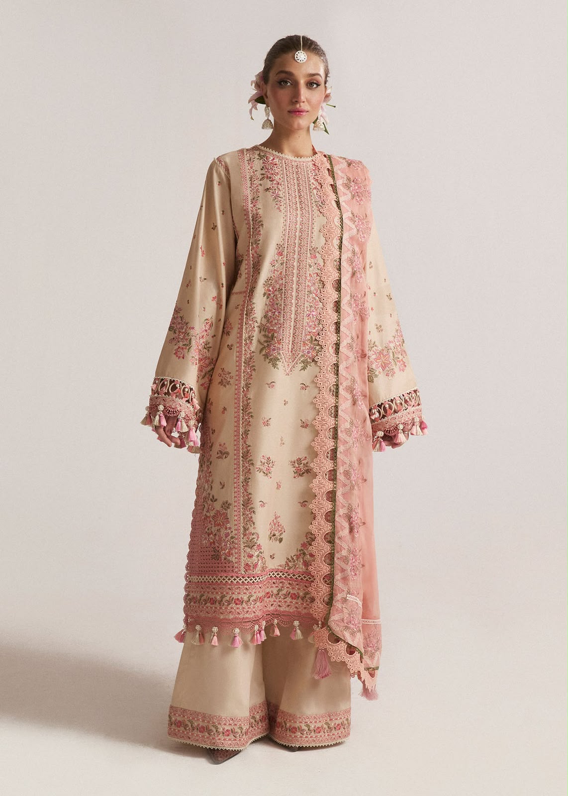 Hussain Rehar 3PC Dhanak – 9045 AZ