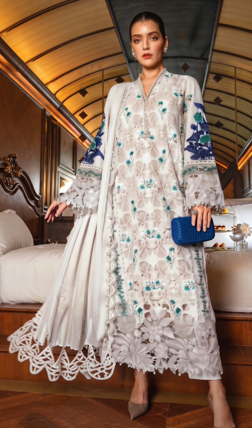 MARIA.B LUXURY Dhanak Emb 3PC -MC1503