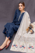 Urge 3PC Peach Dhanak 9093 AZ - Navy