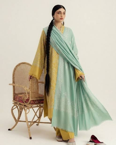 Coco By Zara ShahJahan Dhanak Emb 3PC -MC9064