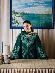 MARYAM HUSSAIN Dhanak Emb 3PC -MC9096