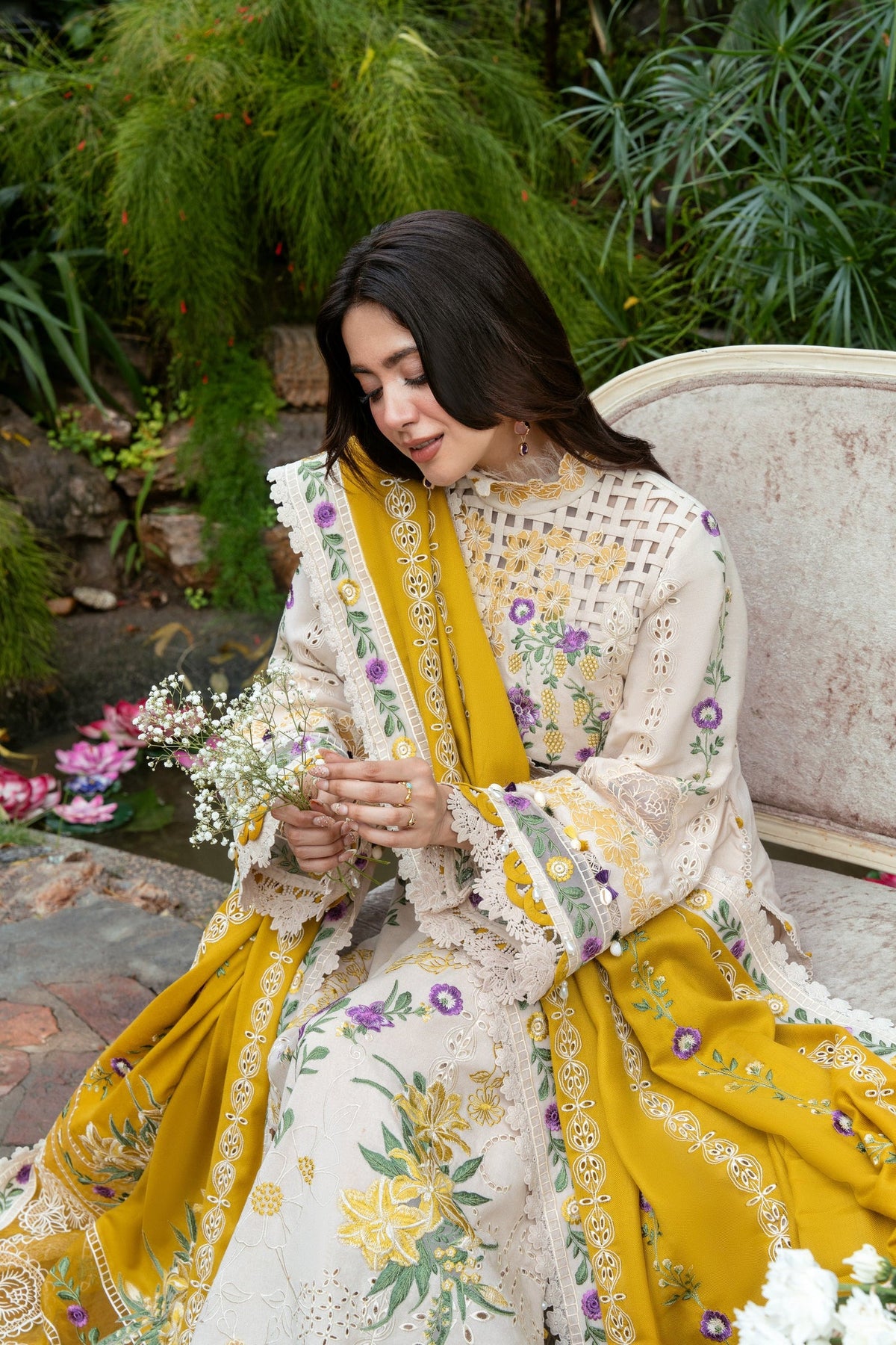 Aneela's Luxury Emb 3PC -MC7514