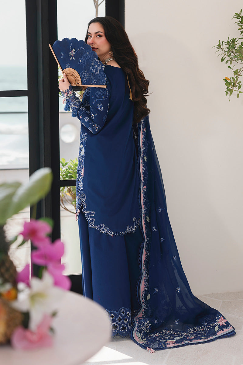 QALAMKAR LUXURY Emb 3PC -MC9007
