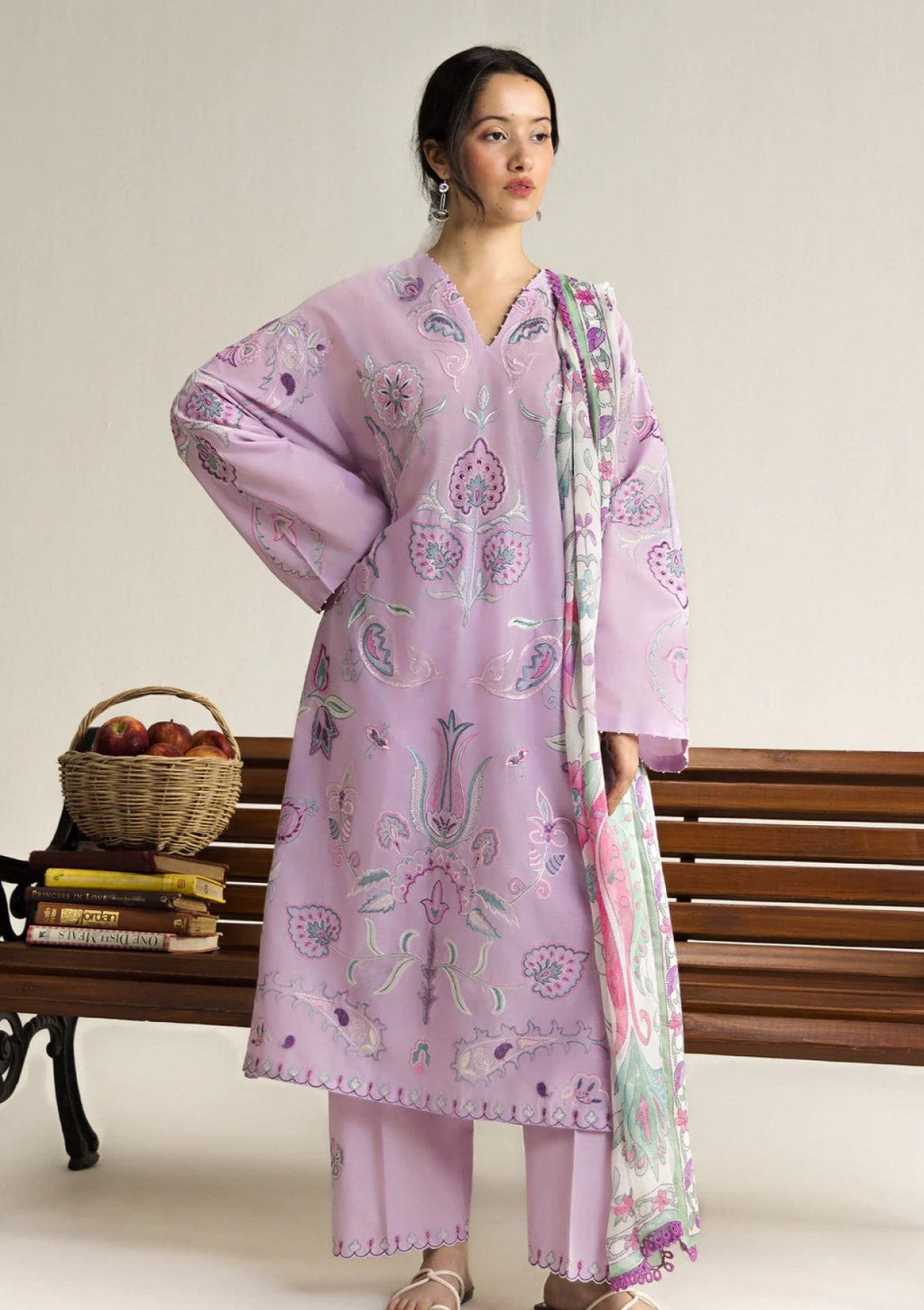 Coco By Zara Shahjahan Emb 3PC - MC9047