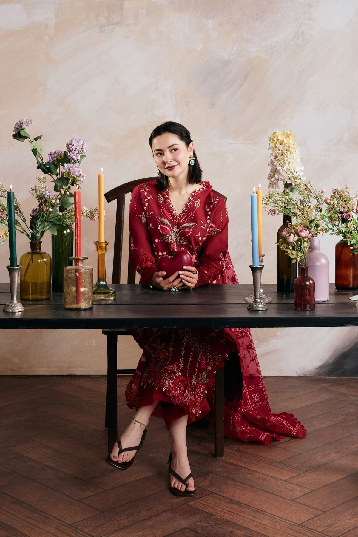 MARYAM HUSSAIN LUXURY DHANAK EMB 3PC -MC7499