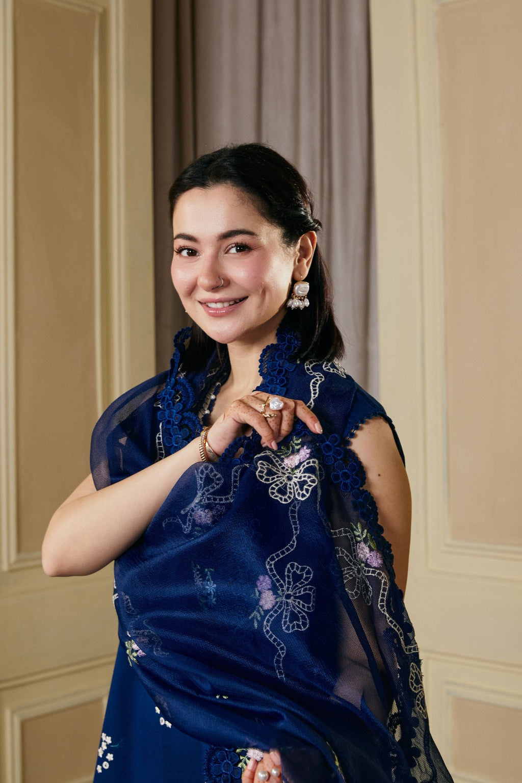MARYAM HUSSAIN Dhanak Emb 3PC -MC9002