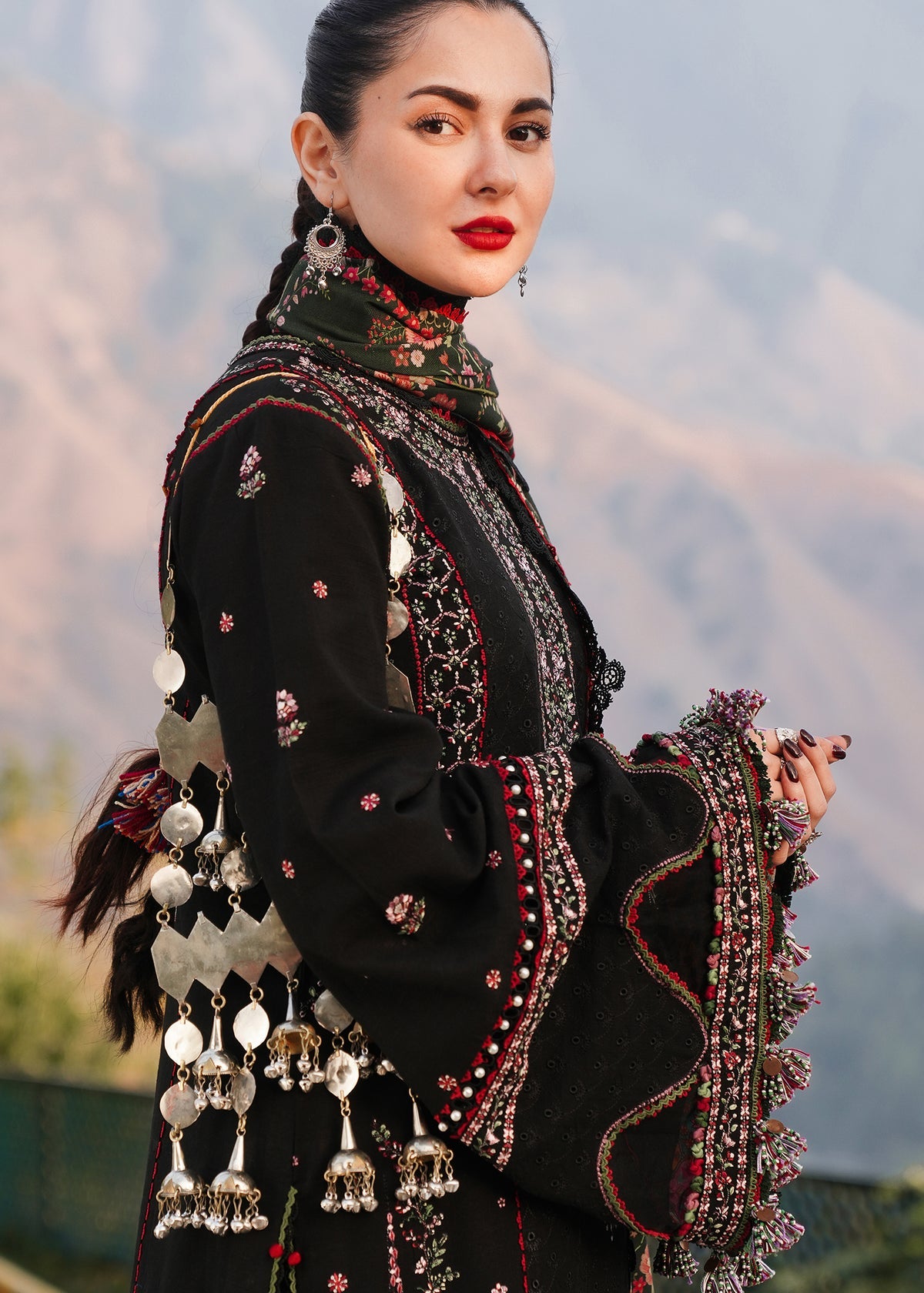 HUSSAIN REHAR Dhanak Emb 3PC -MC 7062
