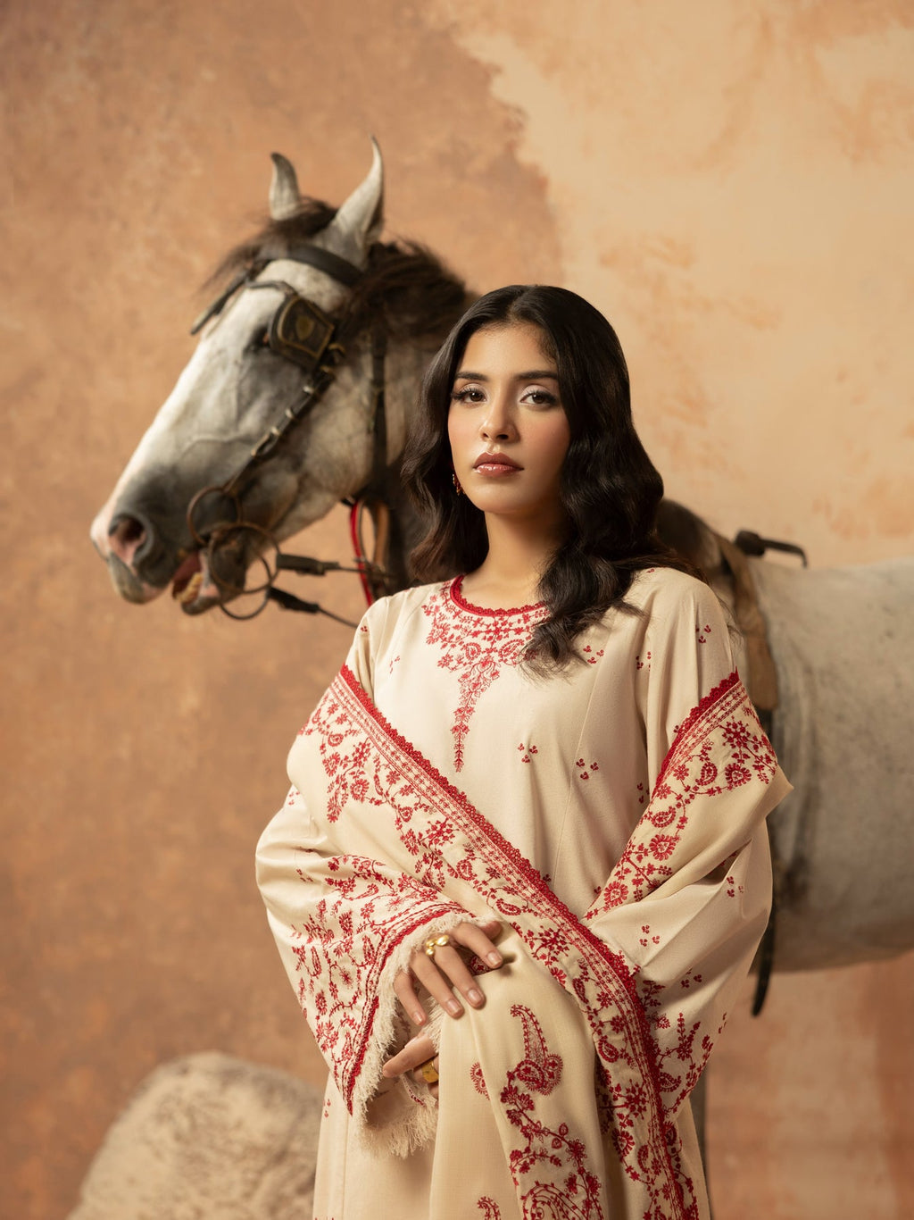 Aneela's Luxury Emb 3PC -MC7511
