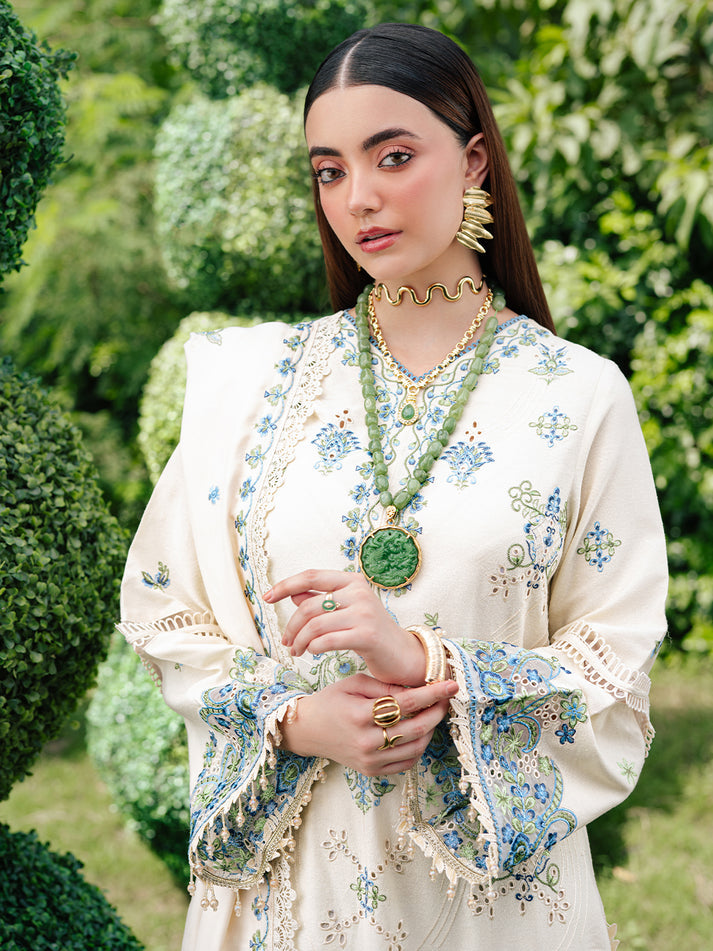 MAHNUR LUXURY EMB 3PC -MC9080