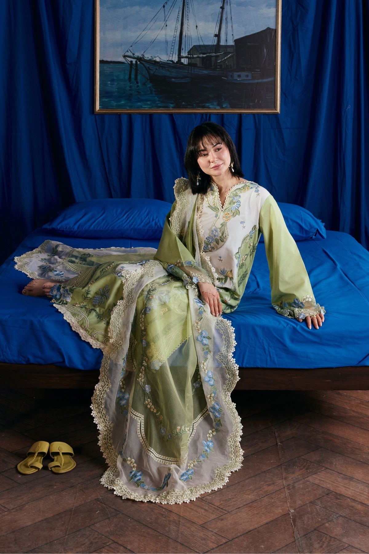 MARYAM HUSSAIN LUXURY DHANAK EMB 3PC -MC7500
