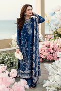 QALAMKAR LUXURY DHANAK EMB 3PC -MC7503