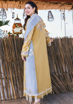 QALAMKAR Dhanak Emb 3PC -MC7056