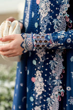 QALAMKAR LUXURY DHANAK EMB 3PC -MC7503