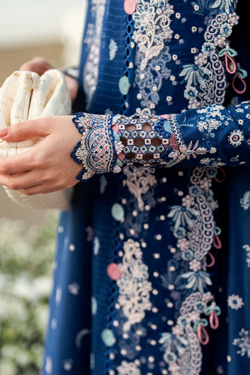 QALAMKAR LUXURY DHANAK EMB 3PC -MC7503