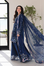 QALAMKAR LUXURY Emb 3PC -MC9007