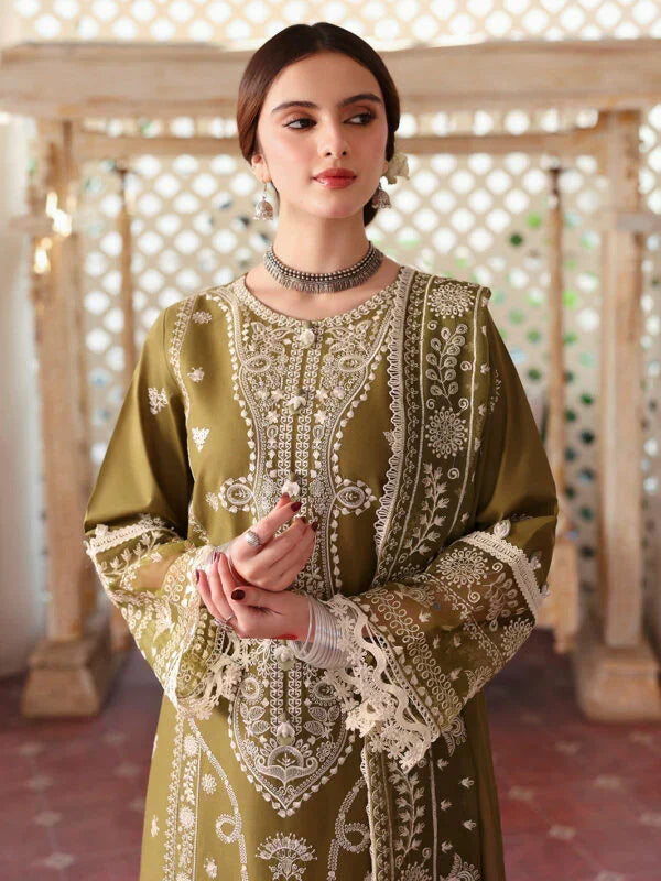 MAHNUR LUXURY DHANAK EMB 3PC -MC7282