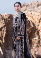 QALAMKAR LUXURY Emb 3PC -MC7045