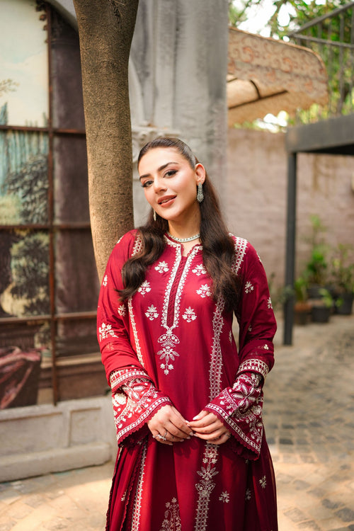 Aneela's Luxury Dhanak Emb 3PC -MC9012