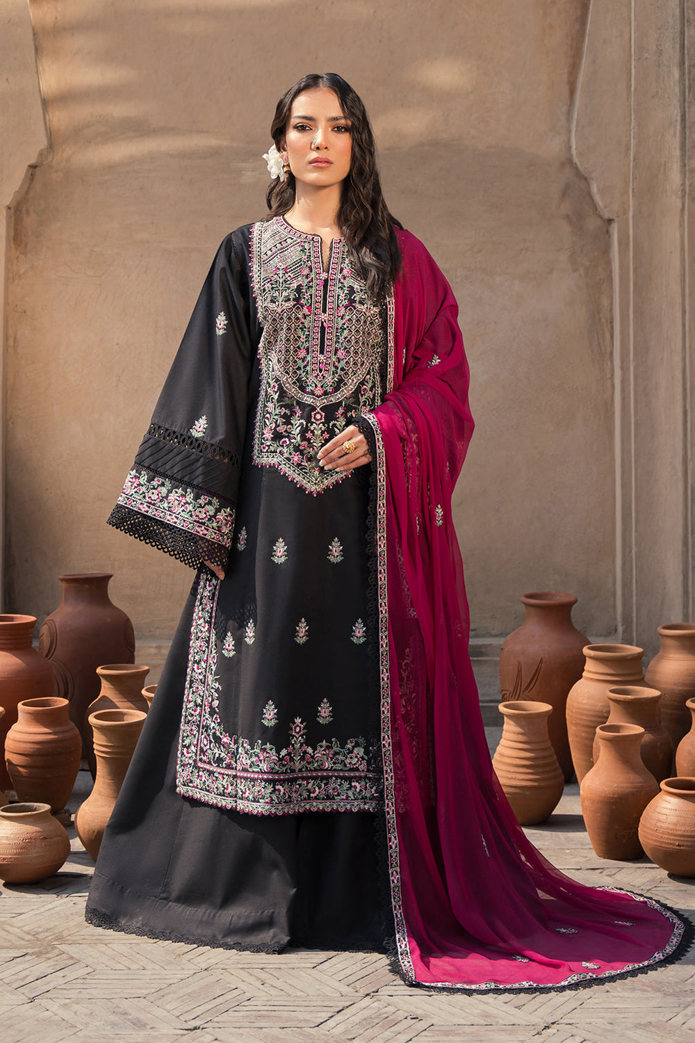ZARPOSH Dhanak Emb 3PC-MC9038