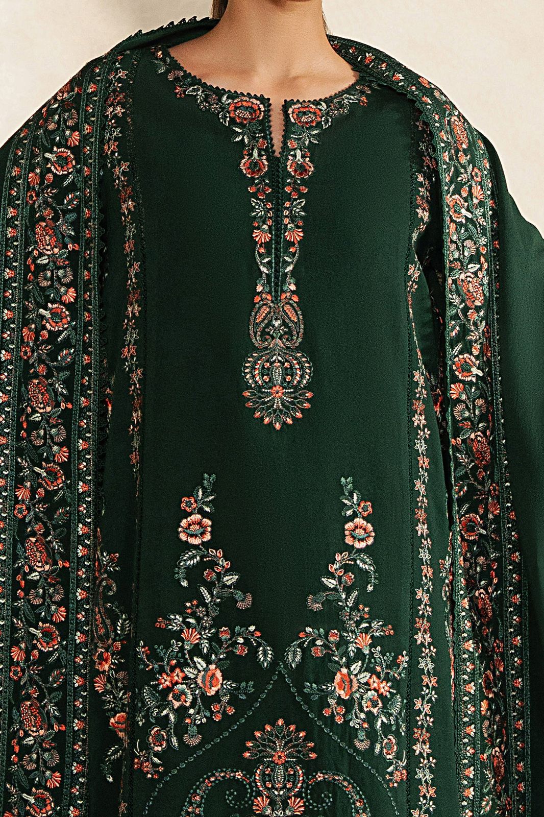 HUSSAIN REHAR Dhanak Emb 3PC-MC9091