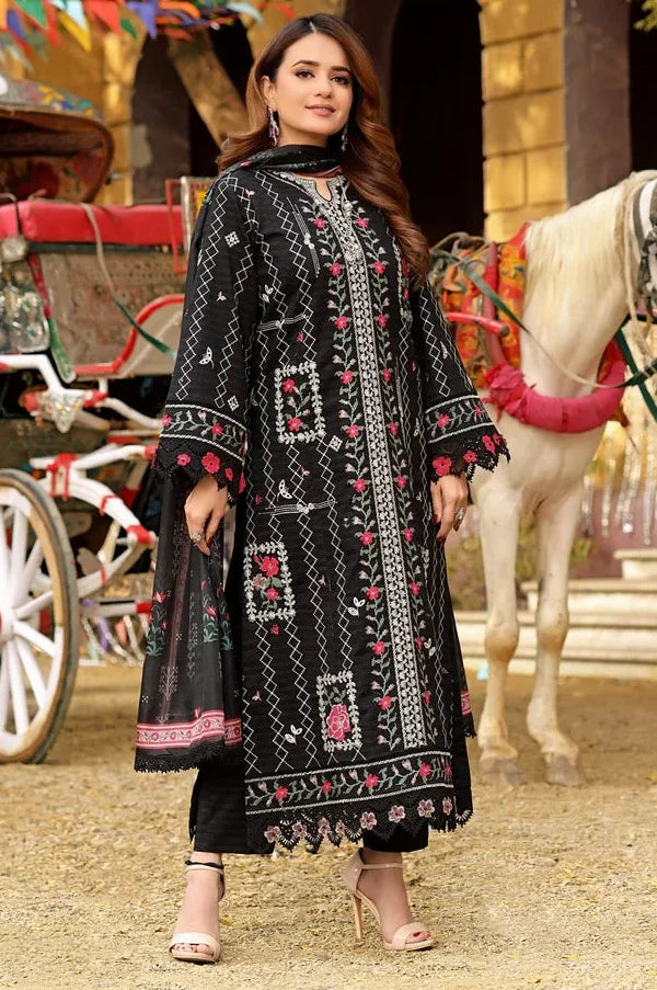 Aneela's Luxury Dhanak Emb 3PC -MC9025