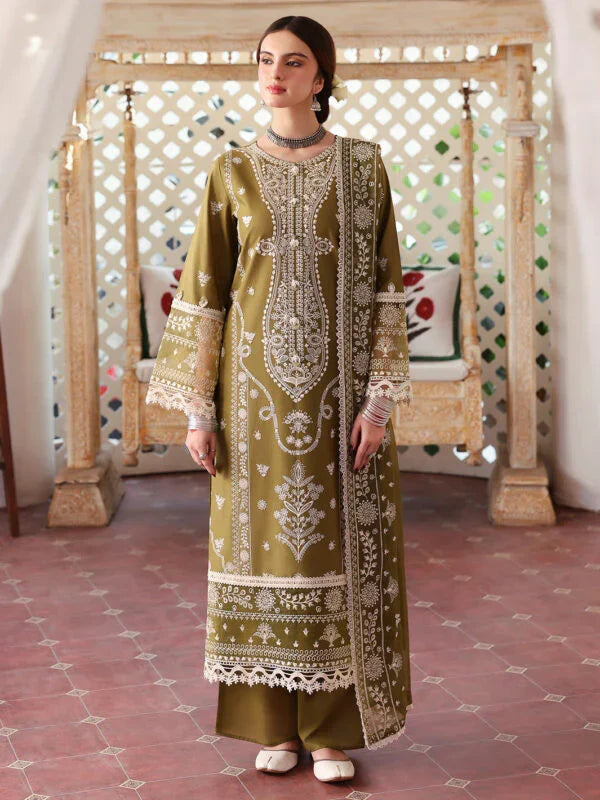 MAHNUR LUXURY DHANAK EMB 3PC -MC7282