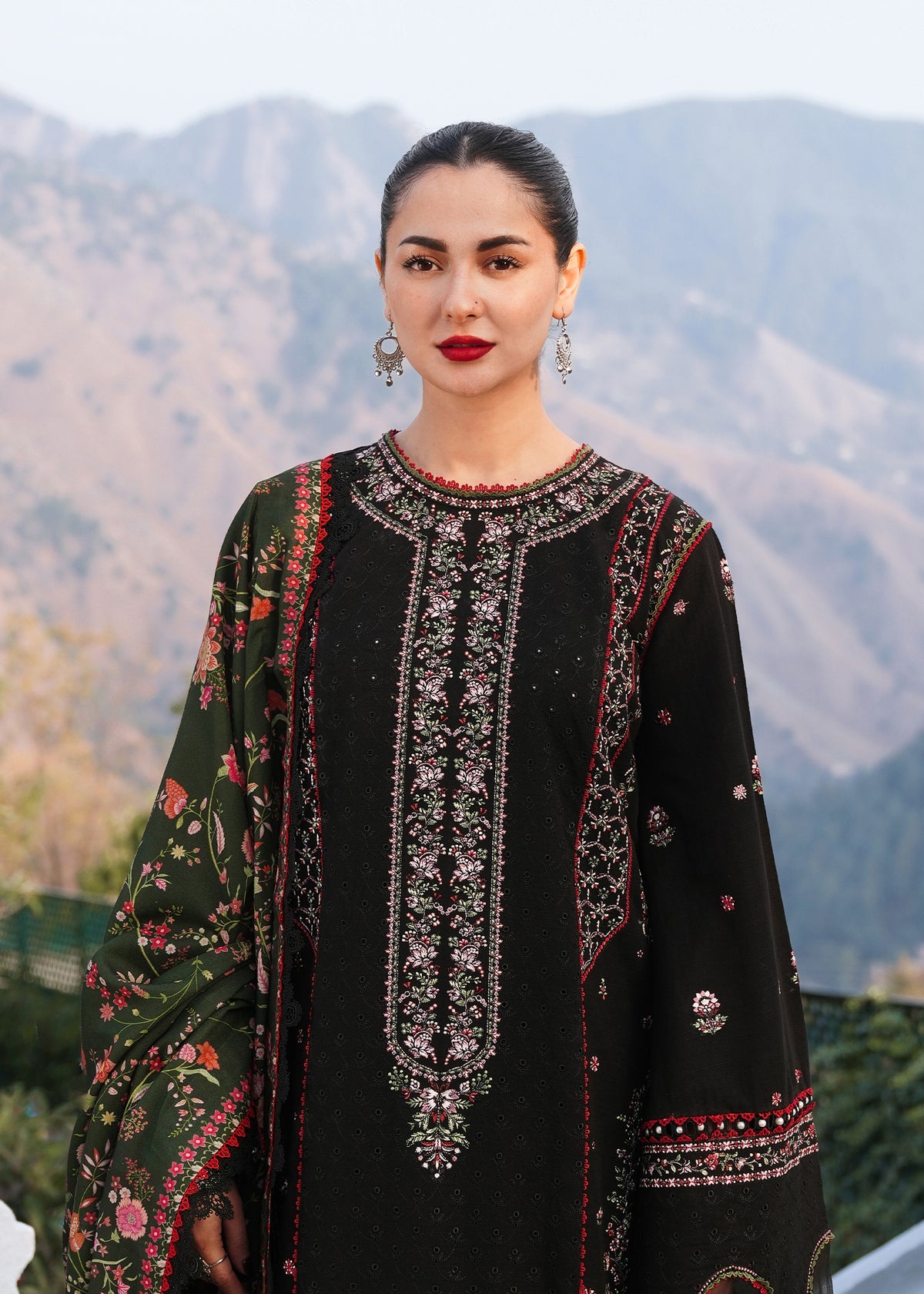 HUSSAIN REHAR Dhanak Emb 3PC -MC 7062