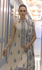 BAREEZE LUXURY Dhanak Emb 3PC -MC9001