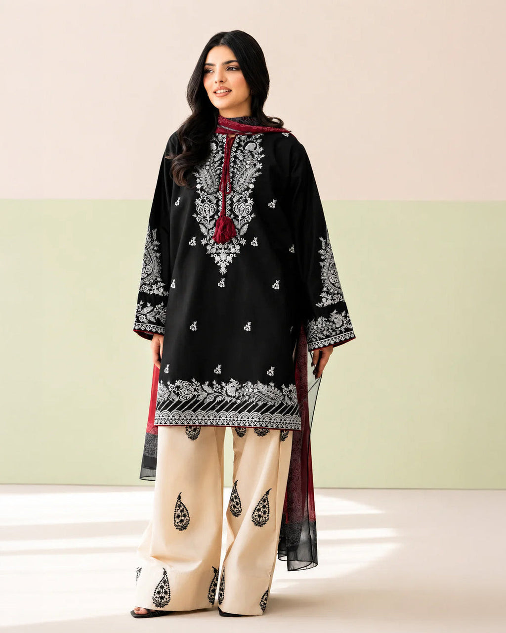 BAROQUE Dhanak Emb 3PC -MC9099