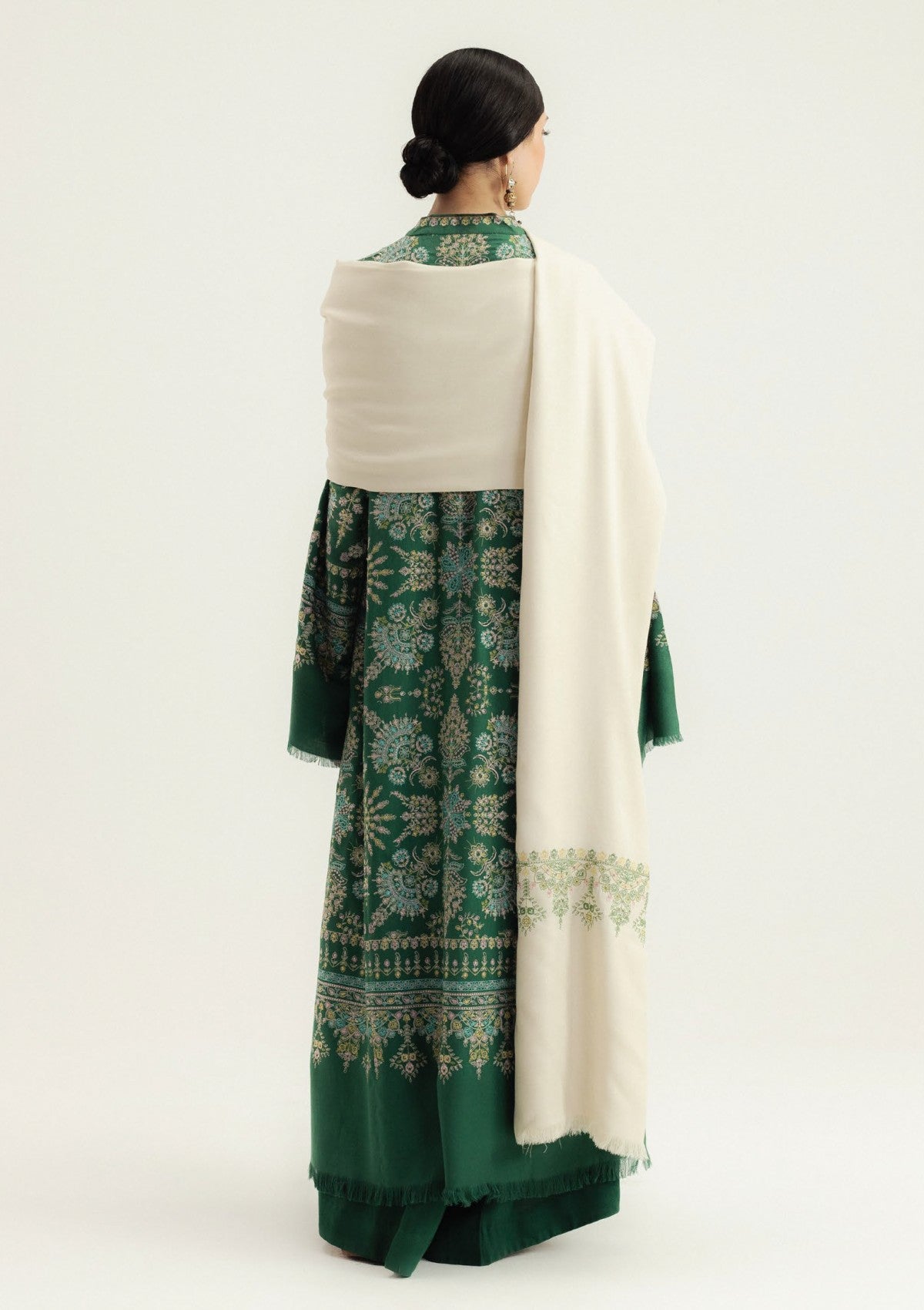 Zara ShahJahan Dhanak Emb 3PC -MC7450