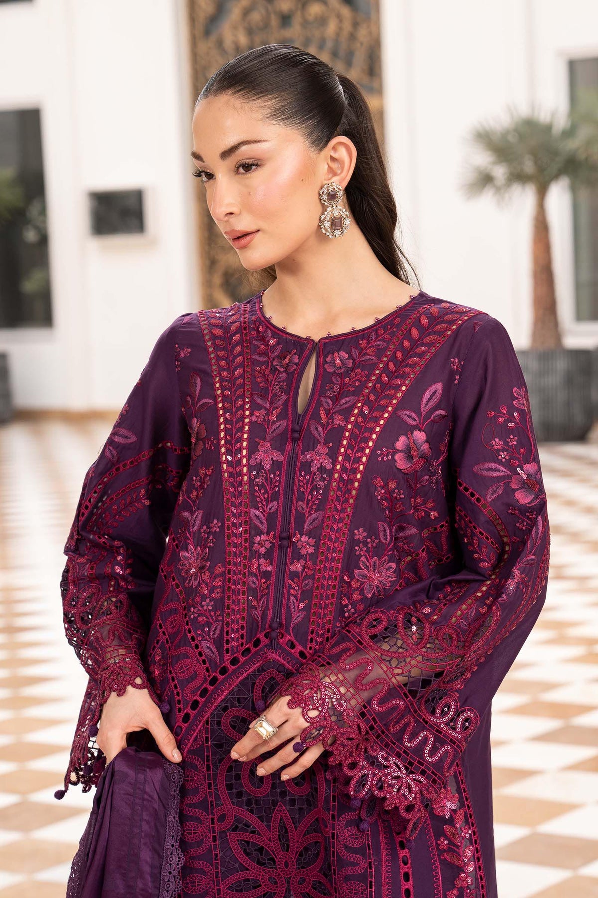 MARIA.B LUXURY EMB 3PC-MC9046